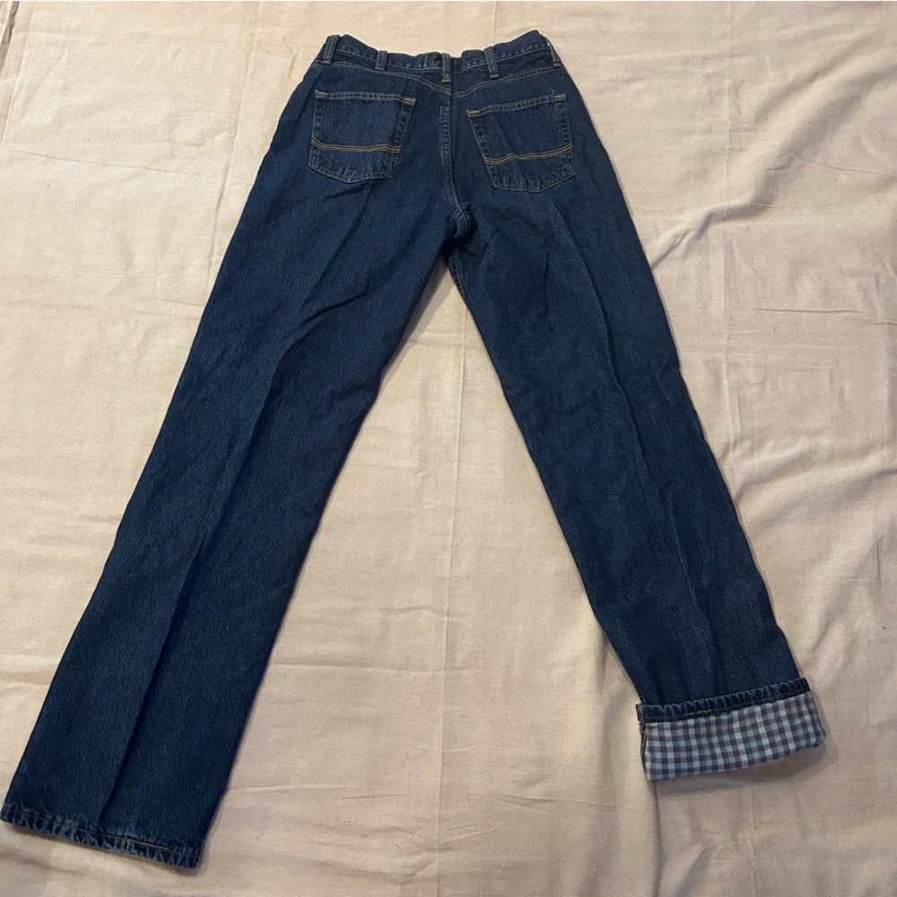 CE Schmidt 5 pocket jeans flannel lined women’s 6